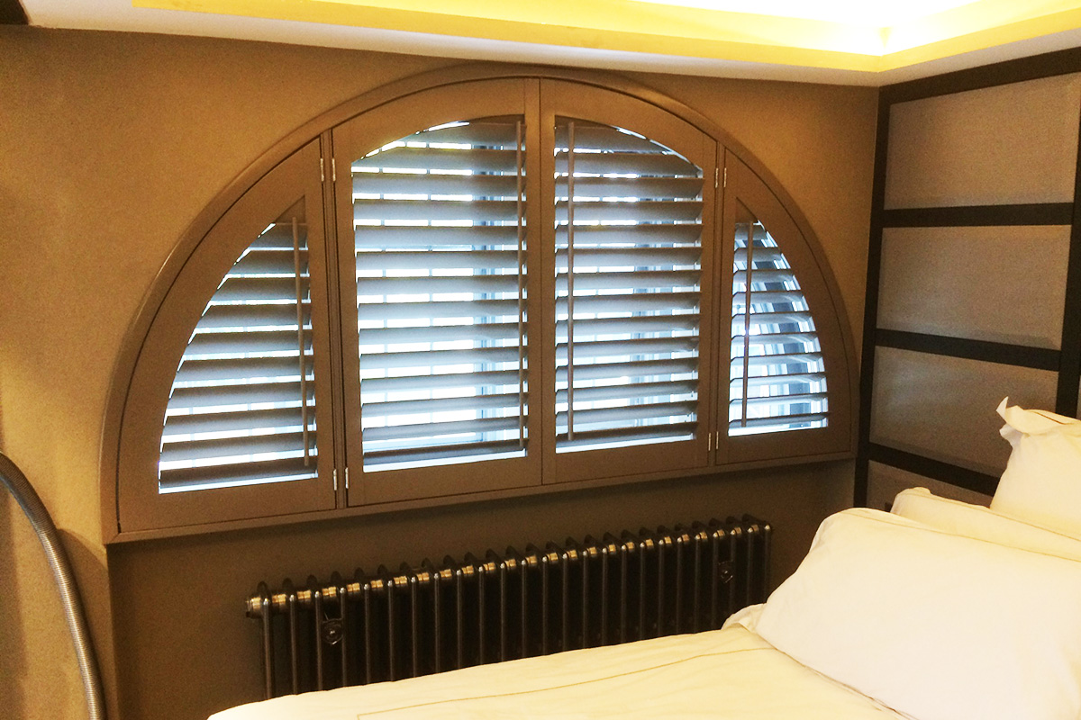 Arched Window Shutters The London Shutter Company London Shutters