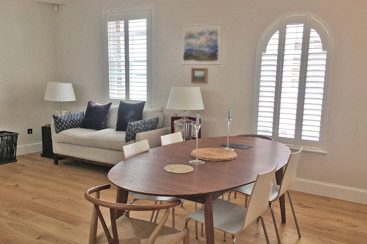 Odd Shaped Shutters The London Shutter Company London Shutters Experts